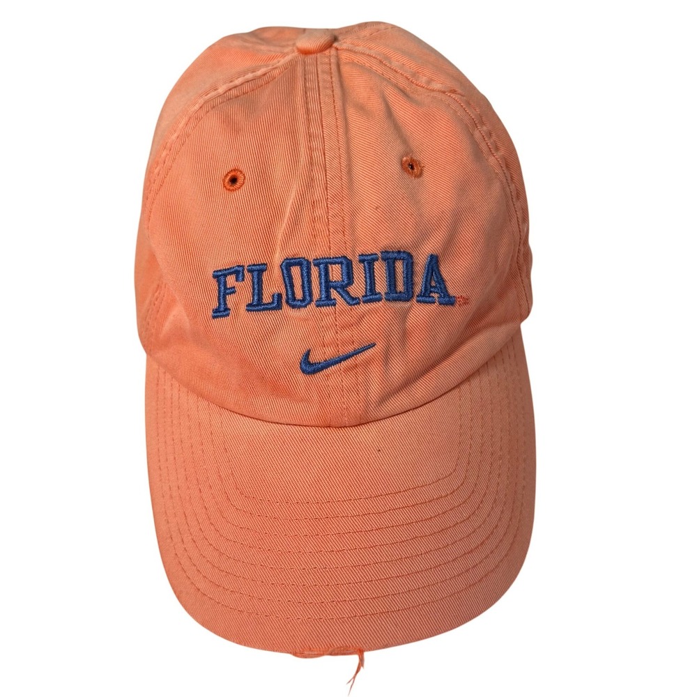 Vintage 90s Nike Florida Gators‎ Center Swoosh Faded Unisex Cap Hat Faded